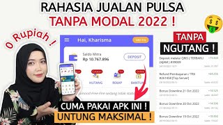 APLIKASI JUALAN PULSA TANPA MODAL ! Aplikasi Penghasil Uang AGEN PULSA