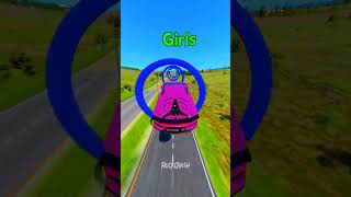 girls vs boys #shorts #viral #beamng