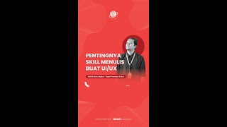 BELAJAR PENTINGNYA SKILL MENULIS BERSAMA DOSEN STT-NF| UI | UX