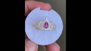 Tourmaline Crown Design#gems #crownjewel #jewellery #rings #gemstones