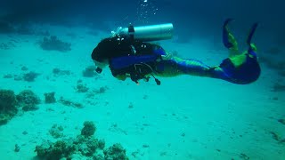 Magical Mermaid Scuba Diving / Swim in the Red Sea, Egypt Mahina Monofin