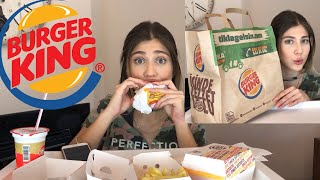 BURGER KING MUKBANG | SORU-CEVAP MUKBANG