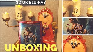 Beauty and the Beast 3D (2017) 3D UK Blu-Ray UNBOXING