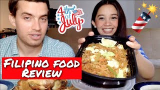 Filipino Food TASTE TEST on 4th of July | SARI-SARI RESTAURANT