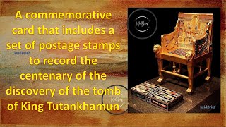 Stamps for Tomb Discovery of King Tutankhamun