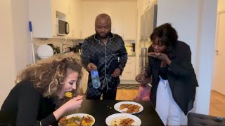 FLIP THE BOTTLE CHALLENGE | JOLLOF RICE, FRIED RICE, GIZZARD