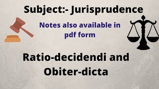 Ratio-decidendi and Obiter-dicta