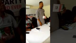 Watch NOLLYWOOD ACTOR VINCENT OPURUM declare his support for PETER OBI joins Labour party