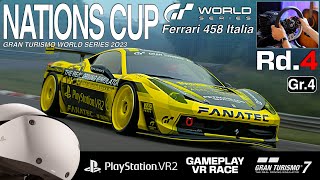 Ferrari Italia 458 on Autodrome Lago Maggiore | Gran Turismo 7 World Series 2023 Rd.4 PS VR2