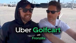 Uber Golfcart with Fronz from Attila