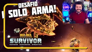 1 SOLO ARMA Contra Millones! | Deep Rock Galactic Survivor |