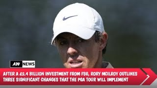 Rory McIlroy Is Full Of Suggestions For The PGA Tour To Expand Golf.