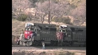 A Southern Pacific meet at Tehachapi Loop