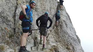 Cloudy via Ferrata  tour d'Aï leysin