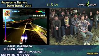 F-Zero GX :: SPEED RUN (0:25:30) (Very Hard) by CGN #AGDQ 2014