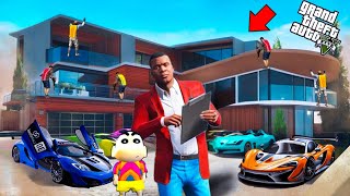 I MADE MOST EXPENSIVE SUPER PREMIUM ULTRA LUXURY HOUSE UPGRADE IN GTA 5 WITH SHINCHAN AND PINCHAN