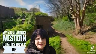 exploring ww2 buildings up western heights, dover uk