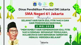 Selamat Hari Raya Idul Fitri 1443 H