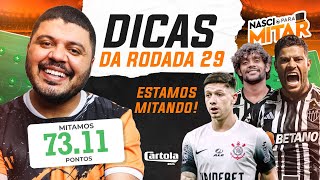 CARTOLA FC 2024 - DICAS RODADA 29 - CARTOLA RODADA 29.