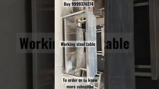 Working table kitchen table stainless steel table for commercial kitchen with top and bottom shelf