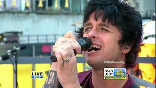 Green day live on Good Morning America 14/09/2012