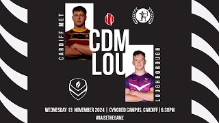 BUCS Men's Super Rugby - 13th November 2024 - Cardiff Met v Loughborough (18:30 KO)