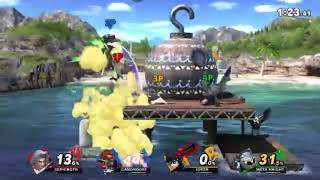 SSBU: Sephiroth vs Ganondorf vs Joker vs Meta Knight