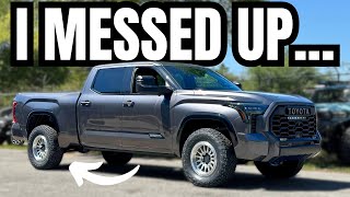 I Almost Ruined My Toyota Tundra With These - New Modifications!