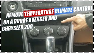 Replace 🌡️ AC ❄️ Temperature Climate Control Dodge Avenger, Chrysler 200, & Sebring