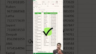 Smart Trick on Excel #exceltech #smartphone #excelgyan #excel