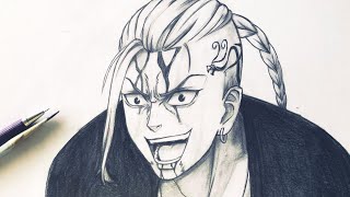 How To Draw Draken (Ken Ryuguji) | Tokyo Revengers-Easy [Sketch] Step By Step