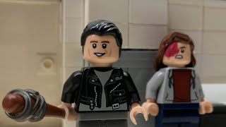 Negan Roasts Olivia In LEGO | The Walking Dead | S07E07