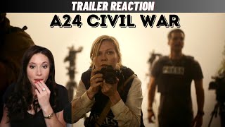 A24 "Civil War" Official Trailer Reaction! | Warning or Predictive Programming ? |