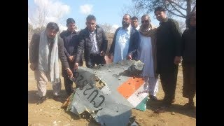 Wreckges of Indian fighter planes burning. Well done Pakistan Air Force