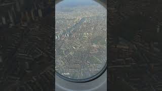 London Sky View from Plane Window | #Shorts