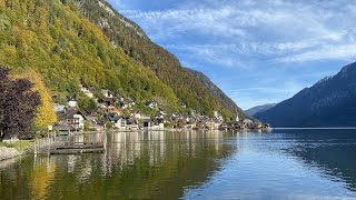 Walking in Austria – Hallstatt Town (4K, Stereo Sounds)