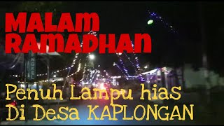 Desa Kaplongan kampung ramadhan