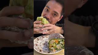 Chicken caesar wrap #dynyeat #eatwithdyny #eatingshow #กินโชว์ #foodie #foodie #foodlover #asmr