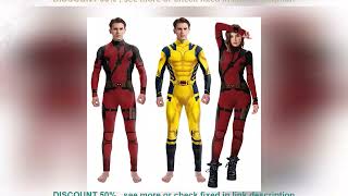 Superhero Wolverine Deadpool Cosplay Jumpsuit Wolverine Cosplay Costum