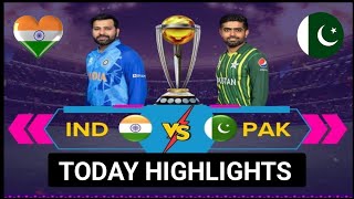 INDIA WON BY 7 WICKETS | PAKISTAN LEFT IN TEARS | IND VS PAK WORLD CUP 2023 MATCH | HIGHLIGHTS TODAY