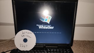 Windows Whistler 2267 on actual hardware live!