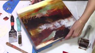 Two Oil/Cold Wax Paintings- From One Palette-#2 of 4