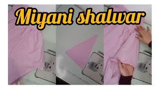 miyani shalwar cutting and stitching #miyanishalwar #stitching #sewing