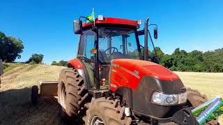 🌱🌱Passando calcário carreguei o bitruck axatado de peso... case farmal 80 esparramado e no guincho