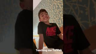 My friend taught me TURKISH!🤣