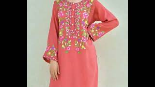 hand embroidery kameez,neck design ideas,slaves design home made work,hand embroidery on kameez