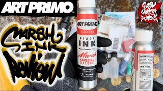 Marsh T-Grade black ink Review an @ArtPrimo exclusive (pixo 38, OTR hard to buff ink)