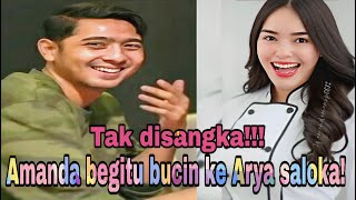 Heboh! Amanda terciduk saat bucin