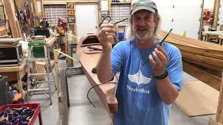 How to Put  a RUDDER on a Wood Kayak- Chesapeake 18 Episode 10