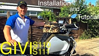 Givi S110/S111 tank bag charging system installation/tutorial  - (BMW R1200 GS Adventure LC)